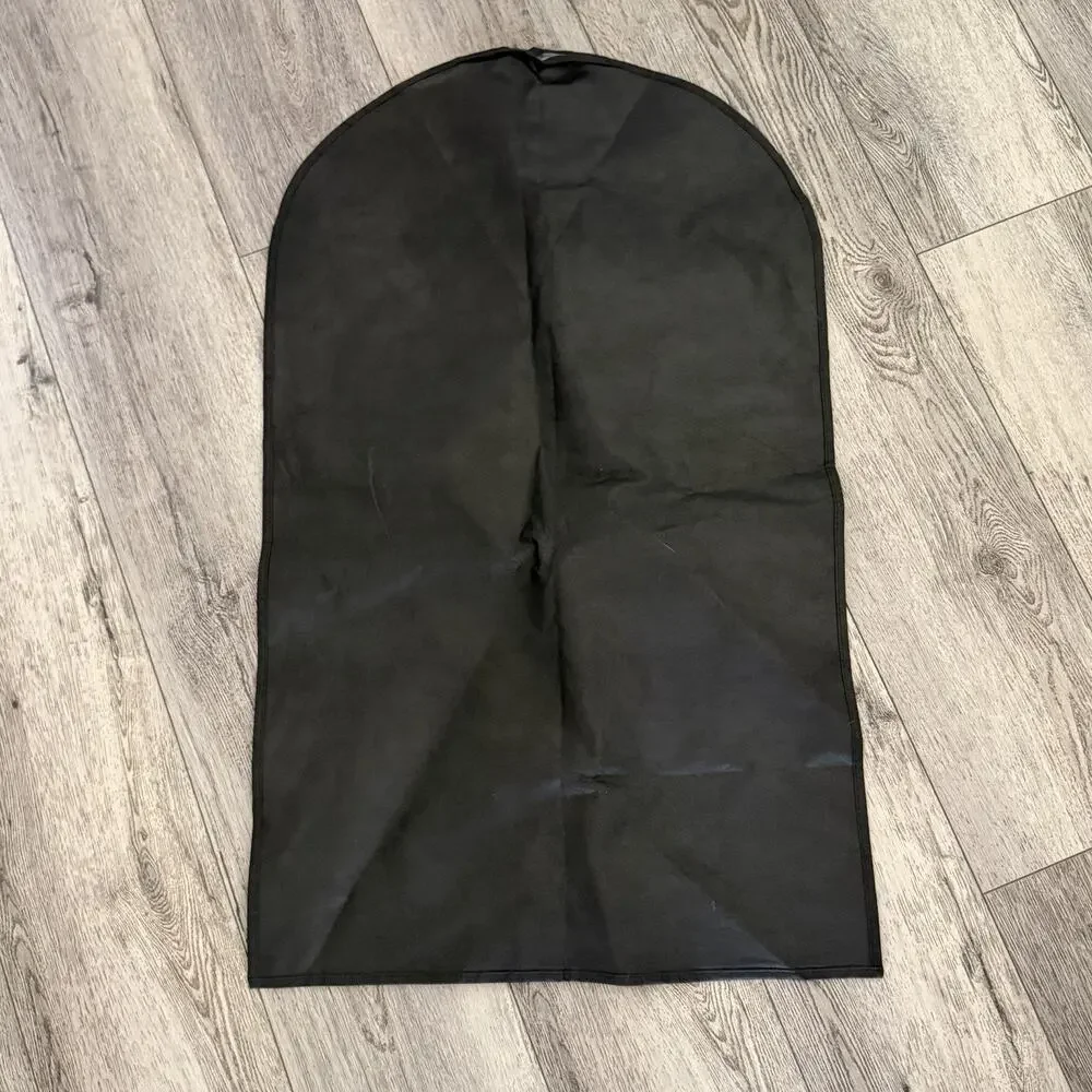 Robert Graham Men's Garment Travel Bag Soft Foldable Black Zip Up 24 X 37''